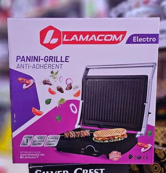 Machine à panini LAMACOM – Garantie 1 an