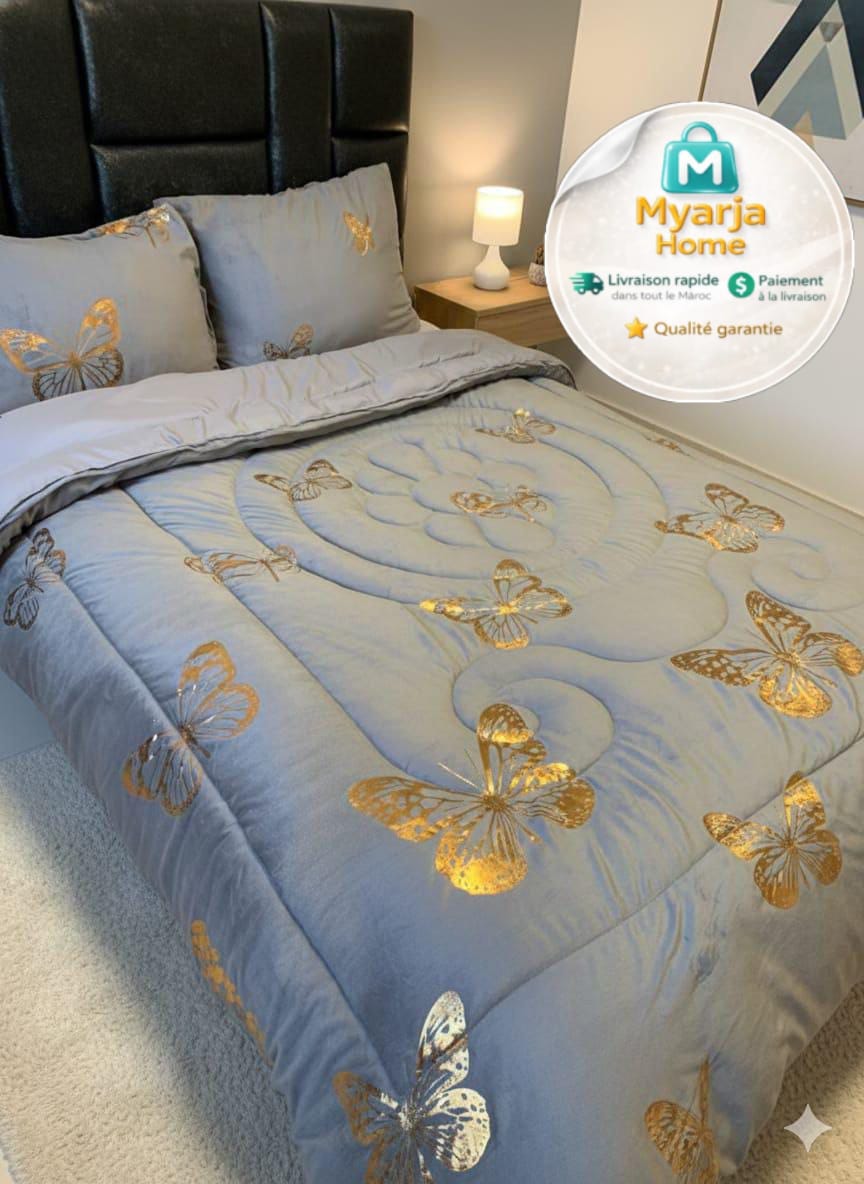 Parure de lit Élégance Dorée