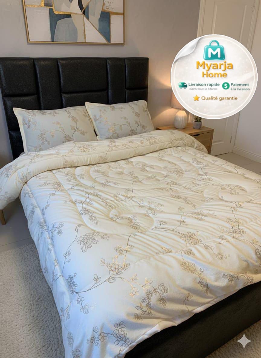 Parure de lit Élégance Dorée